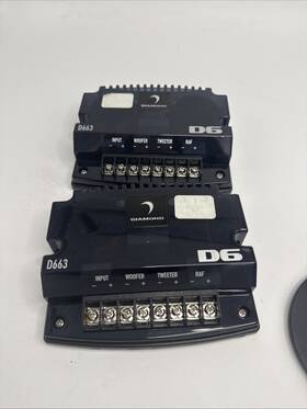 D663 Diamond Audio Pair D6 Passive Crossovers For Component Mids Speakers Tweeter