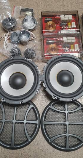 Up6i Dls Ultimate 2-way 6.5 Inch 180 Watts 4 Ohm Component Car Speaker System 6-1/2