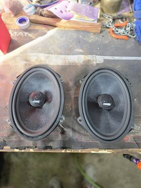 Down4sounddown4sound Down4sound Cfxt57 - 5x7 6x8 Inch Car Audio Speakers 210w Rms