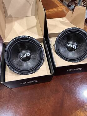 Pro80ss0008 Down4sound Hexicone Pro 80 Ss8 All Szn 8 Inch Carbon Fiber Audio Speaker