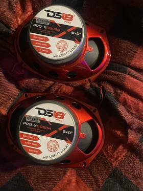 Ds18 684659123596 2 Pack 6x9 Inch Midrange Loudspeakers 550 Watts Max 8 Ohm Car Audio Pro-x698bm