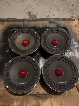 Ds18 684659123886 4x Pro-x6.4bm 6.5 Inch Midrange Speakers 500w Max Loudspeaker With Bullet 4 Ohm