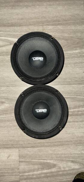 6jp300n-4 Ds18 Two- Full Range 6.5 Inch Neodymium 150 Watt Rms Speakers