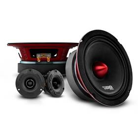 Ds18 810005182850 Mid And High Car Speaker Package - 2x 6.5 Inch Midrange 1 Tweeters Bui