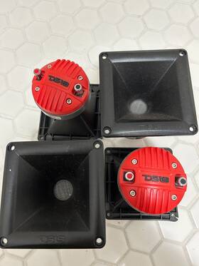 Ds18 810005185509 Lot Of 4 Pro-dr1pk44 1 Inch Voice Coil Phenolic Compression Driver Horns