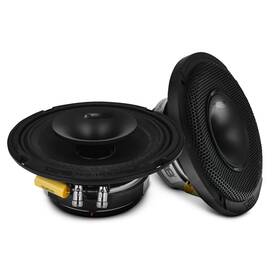 Ds18 810005189996 Pro-hy6.4msl 6.5 Inch Shallow Hybrid Mid-range Loudspeaker 300w 4-ohms - Pair