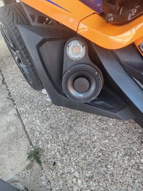 En8pld Ds18 Polaris Slingshot Speaker Fender Pods 1 Tweeter And 8 Inch Includ