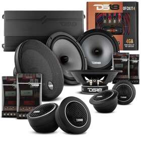 Exl-sq6.5cx Ds18 G1800.4d Ofckit4 2008-2019 Honda Accord - Component Door Speakers With Amplifier