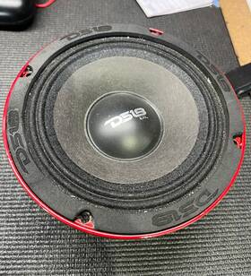 Exl64 Ds18 Pro-exl64 Loudspeaker - 6.5 Inch Midrange Red Aluminum Bullet 600w Max 300w