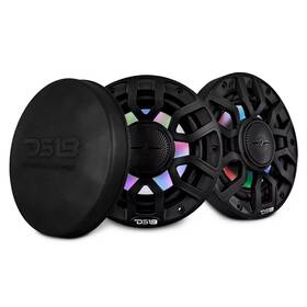 Nxl-iq6 Ds18 Nxl-iq6/bk 6.5 Inch 2 Way Marine Coaxial Speakers Rgb Led Lights Grills Black