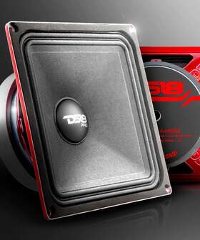 Ds18 Pro-x6.4msq 6.5 Inch Square 500w 4-ohm Midrange Loudspeaker Mid Bass Speaker