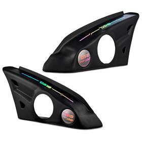 Slg-ar6v2 Ds18 Polaris Slingshot 6.5 Inch Arm Rest Enclosure With Digital Led Lights