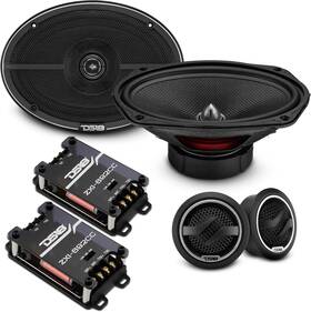 Zxi-692c Ds18 6x9 Inch 2-way Component Speakers Set 120w Rms 4-ohm