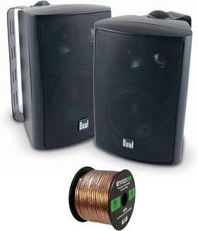 Lu47pb-eb16g50ft-cca Dual Electronics 2x Lu47pb 4 Inch 100-watt 3-way Indoor / Outdoor High
