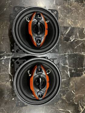 Nsd0014113 Dual Electronics Dws404 4ohm 80watt Max 25watt Rms 4-way Dynamic Loudspeaker Pair