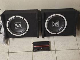 Sbx100 Dual Electronics 10 Inch Subwoofers With Amp