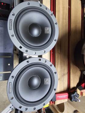 Mf132 Dynaudio Esotan 6.5 Inch 70w Rms Midwoofers Speakers Car Audio Pair 6 1/2