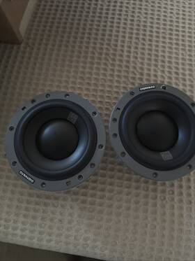 Mf172 Dynaudio Esotan 6.5 Inch 120w Rms Midwoofers Speakers Car Audio Pair 6 1/2