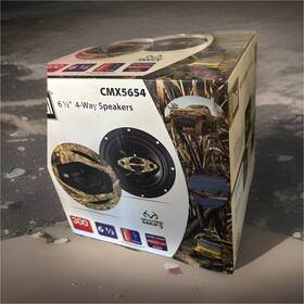 Cmx5654 Eva Makes 6.5 Inch 6 1/2 4-way Car Speakers 300w Rms