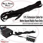 M2-9ftext Face Radio Cable Extension Retrosound Mounting Remote