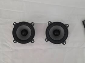 100vrs Focal Polyglass 4 Inch Component Speakers Pair Midrange And Crossover No Tweeter
