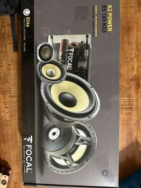 Focal 165 Kx3 K2-power Es Car Audio 3-way Component Kit