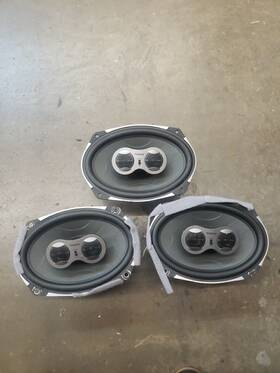 Focal 765469801406 Pc710 7 Inch X10 Sound Audiophile 3-way Performance Coaxial Speakers Lot Of 3