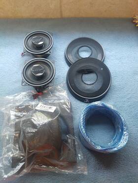 Focal-ic100 Focal Ic-100 Pro 4 Inch 2-way Sound Quality Aluminum Tweeters Coaxial Car Speakers