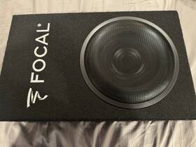 Psb200 Focal Sub Polyglass Series 8 Inch Sealed Shallow Mount Enclosure Subwoofer
