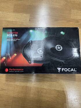 Rcx570 Focal 5x7 Inch Auditor Series 2-way Coaxial Car Audio Speakers 1-pair