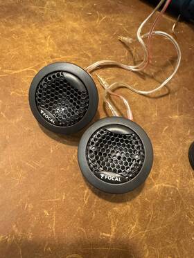 165as3 Focal Tn43 Access 4-ohm Aluminum Tweeters From 165as Component New Pair