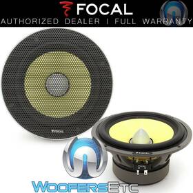 Es-165kx2e Focal W/es165kx2 Used Mids 6.5 Inch 120w Rms K2 Power From Midwoofers Only Pair
