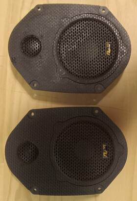 3w4t-18808-ba Ford Eaba1229t1 Pair Of Oem Mach 4x6 2005-2006 Mustang Speakers