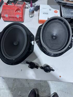 Fl3t-18808 Ford F150 Factory B&o 6x9 Front Speakers With Tweeters For Pillars