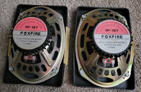 Sp-127 Foxfire Pair Vintage Five Way 6 Inch X 9 Air Suspension Speaker System