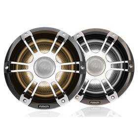 010-02434-11 Fusion Entertainment Sg-fl882spc 8.8 Inch 330w Coaxial Sports Chrome Marine Speaker With Crgbw