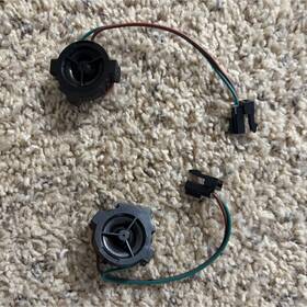 15121376 Genuine Gm Delco Car Tweeter Speakers Pair 1in With Wiring Harness
