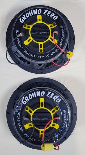 200coax Ground Zero 2 Gzcf 8 Inch 400watt Competition Full Range