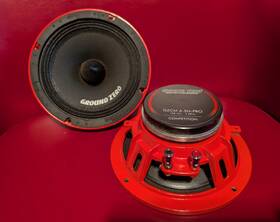 6.5n-pro Ground Zero Gzcm 6.5in Mid-range Car Audio Speakers Pair For Vehicle
