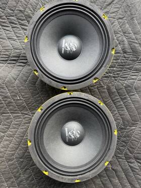 Ground Zero Gzcf8.0spl 8 Inch Gzck 200 Xspl 200mm 300watts 4 Ohm