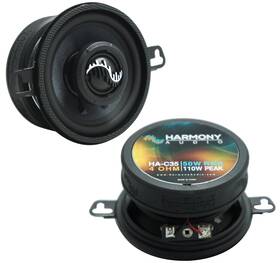 Ha-c35 Harmony Master Audio Car Stereo Carbon 3.5 Inch Replacement 110w Speakers