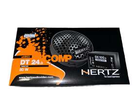 Hertz 018823110129 Dt 24.3 Dieci Series 80w 1 Inch Car Audio Speakers Tweeters