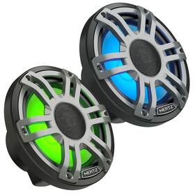 Hmx-7.7-s-ld-g-uob Hertz Hmx 7.7 S-ld-g Inch Hi-end Led Marine Coaxial Speakers 200w Peak 4