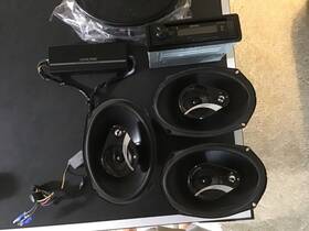 Ktp-445u Hertz 3 6x9 Speakers Alpine Head Unit Power Pack Kenwood Bluetooth Cd