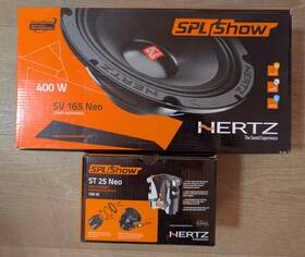St25 Hertz Sv165 Sv 165 Neo 6.5 Speaker St 25 Super Tweeters In Mint Condition
