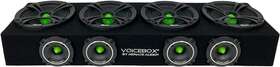 Ma-vb6525-4s Inc Ma-vb6525-4g Car Audio Midrange Enclosure 4 X 6.5 2000watts Voicebox Green