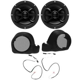 Infinity 050667380427 Harman 6.5 Inch 240w Speaker Pair Saddle Tramp Twin-cooled Install Kit