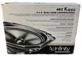 462-kappa Infinity 2 Car Audio 462 Kappa 4 Inch X6 Dual Cone Loudspeakers Audiophiles - Read