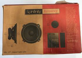 500cs Infinity Reference 5 1/4 Inch Component Speaker System 75w Car Audio