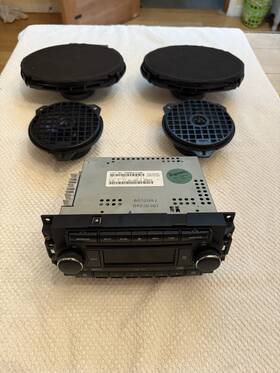 P05064172ae Infinity 56040953ae Oem Factory Radio And Speakers For Dodge Ram 2002-2009